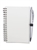 PLASTIC COVER NOTEBOOK WITH PEN